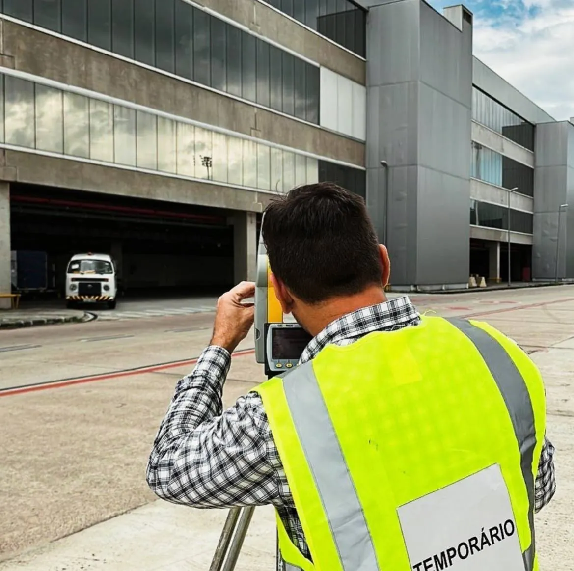 área mapeada para projeto de infraestrutura