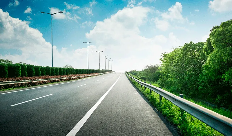 Estrada pavimentada
